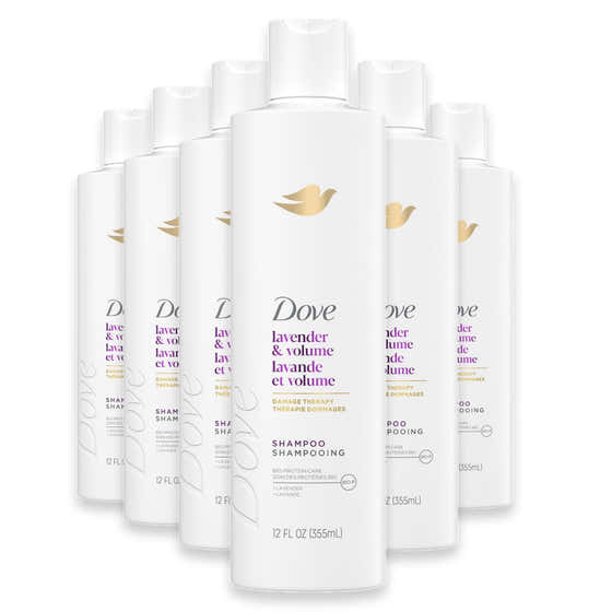 Dove Thickening Ritual Shampoo, Lavender &amp; Volume - 12oz - 6 Pack | Dove - member5%