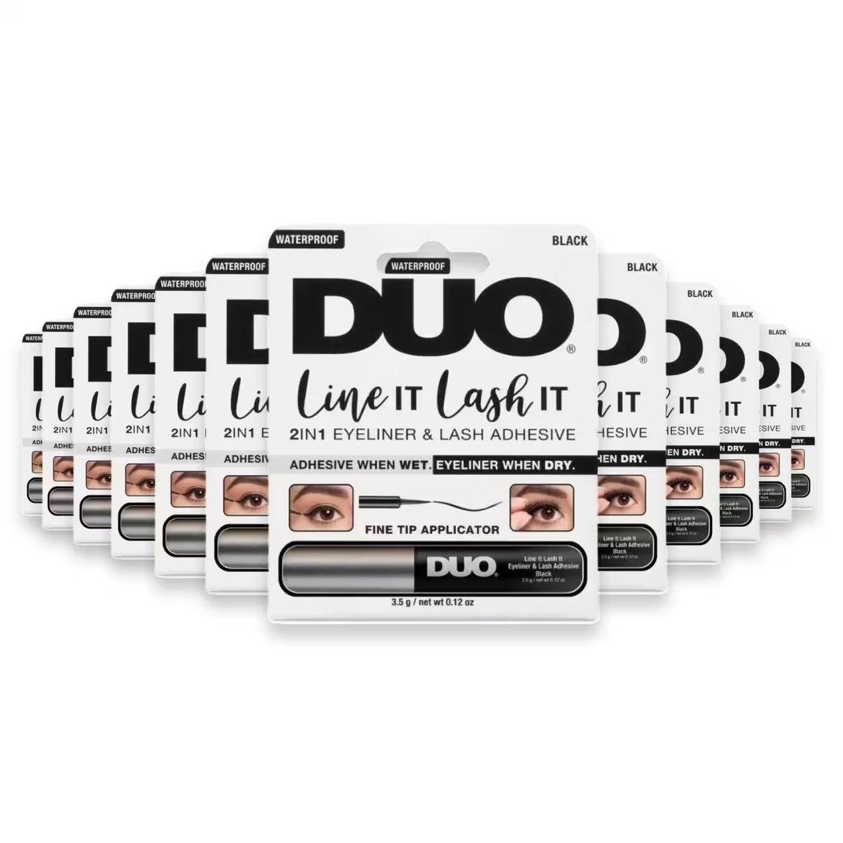 DUO Line It Lash It – 2-in-1 Liner & Lash Adhesive – 0.12 oz – 36 Pack