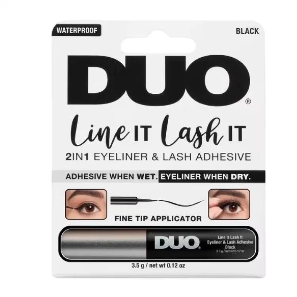 DUO Line It Lash It – 2-in-1 Liner & Lash Adhesive – 0.12 oz – 36 Pack