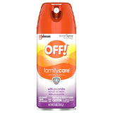 OFF! Family Care Powder Dry Insect Repellent Spray 10% Picaridin 5 oz - 12 Pack