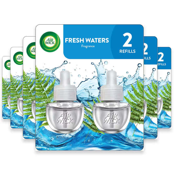 Air Wick Scented Oil Refill Twin Pack Fresh Waters - 6 Pack | Air Wick - Air Fresheners