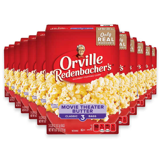 Orville Redenbacher’s Movie Theater Butter - 3ct - 12 Pack | Orville - Grocery Wholesale