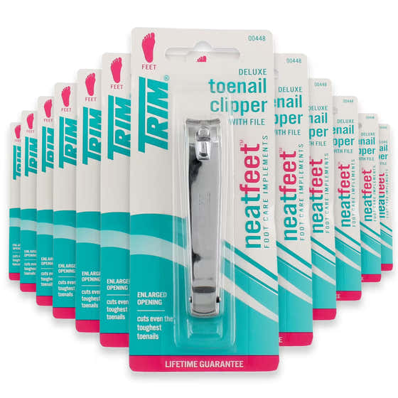 TRIM Deluxe Toenail Clipper - 24 Pack | Trim - Nail Care