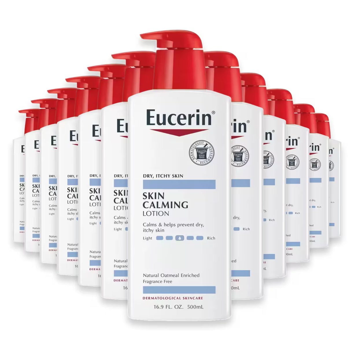 Eucerin Skin Calming Body Lotion – 16.9 oz – 12 Pack