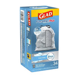 Glad Force-Flex DrawStrawing 13 Gallon – 34 Bags – 6 Pack