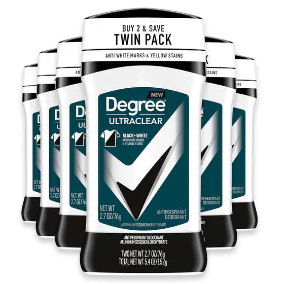 Degree Men Antiperspirant Deodorant Stick 2.7 oz - UltraClear Black+White - 6 x 2-Pack (12 Units) | Degree - Deodorants &a...
