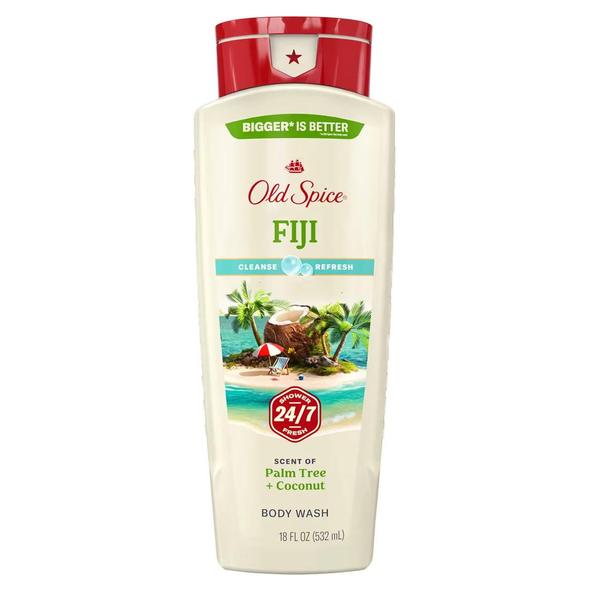 Old Spice Fiji Body Wash - 18 oz - 4 Pack