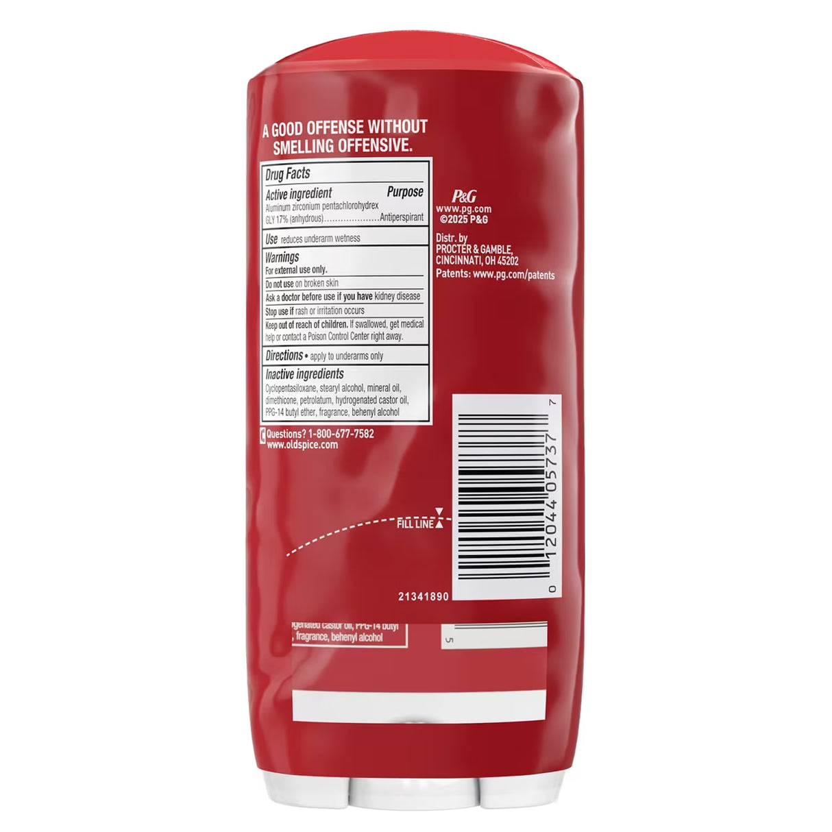 Old Spice High Endurance Pure Sport Antiperspirant Deodorant, 3.3 oz - Twin Pack - 6 Pack