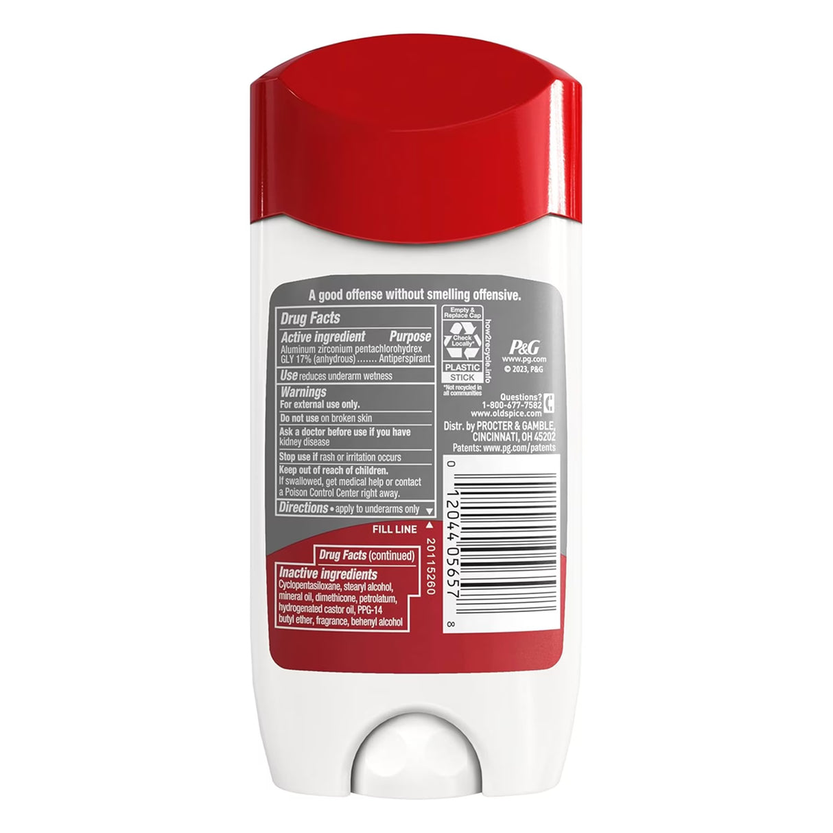 Old Spice High Endurance Fresh Deodorant, 3.3 oz - 12 Pack