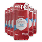 Old Spice High Endurance Fresh Deodorant, 3.4 oz - Twin Pack - 6 Pack