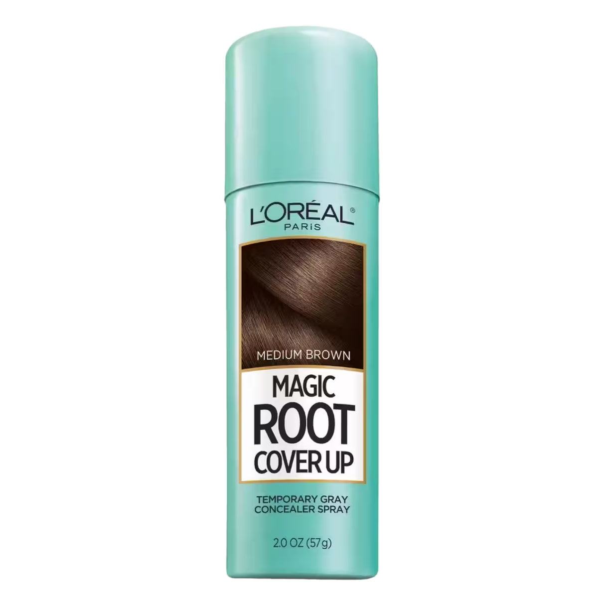 L'Oreal Root Cover Up Spray Medium Brown – 2 oz – 12 Pack