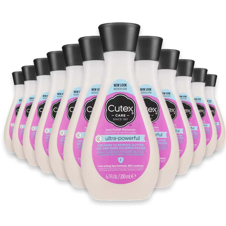 Cutex Ultra-Powerful Nail Polish Remover  6.7 oz – 36 Pack | Cutex - Pre Order
