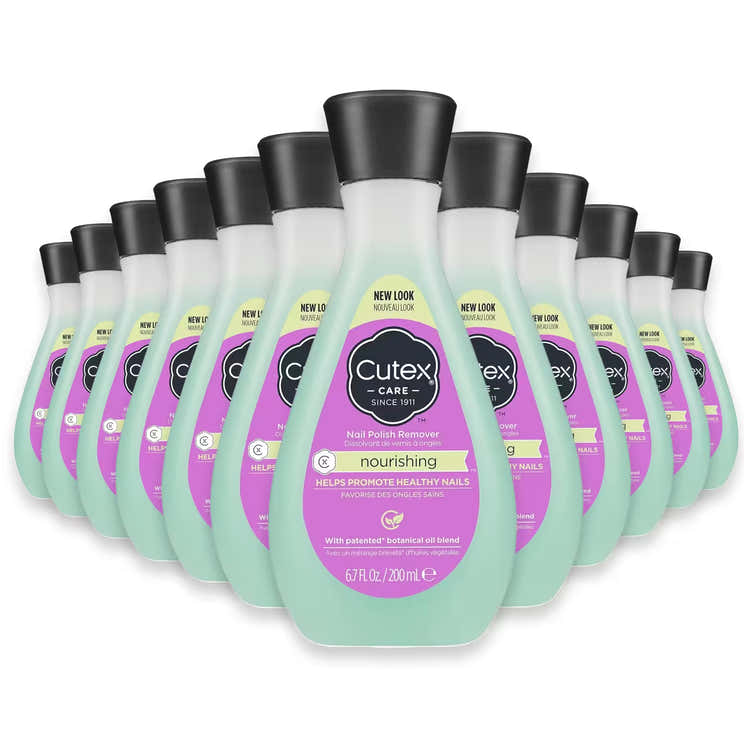 Cutex Nourishing Nail Polish Remover – 6.7 oz – 36 Pack | Cutex - Pre Order