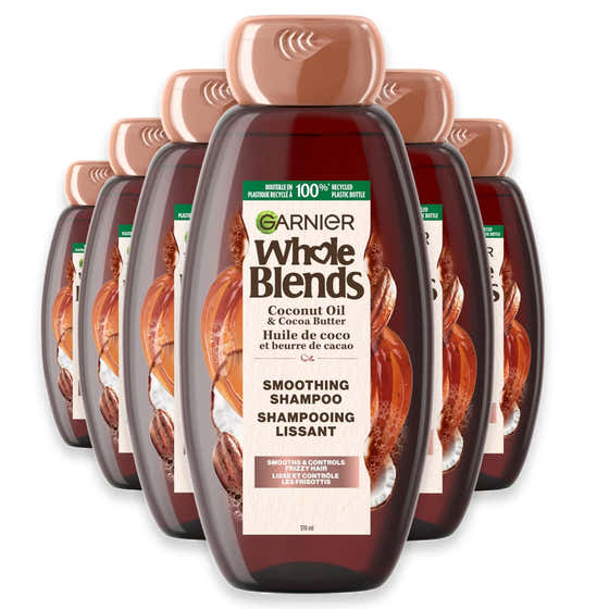 Garnier Whole Blends Coconut Oil and Cocoa Butter Smoothing Shampoo - 12.5 oz - 6 Pack | Garnier - Personal Care