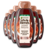 Garnier Whole Blends Coconut Oil and Cocoa Butter Smoothing Shampoo - 12.5 oz - 6 Pack