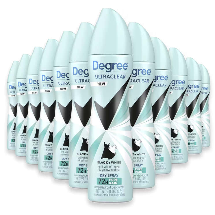 Degree Antiperspirant Deodorant Black &amp; White - 3.8 oz - 12 Pack | Degree - Pre Order