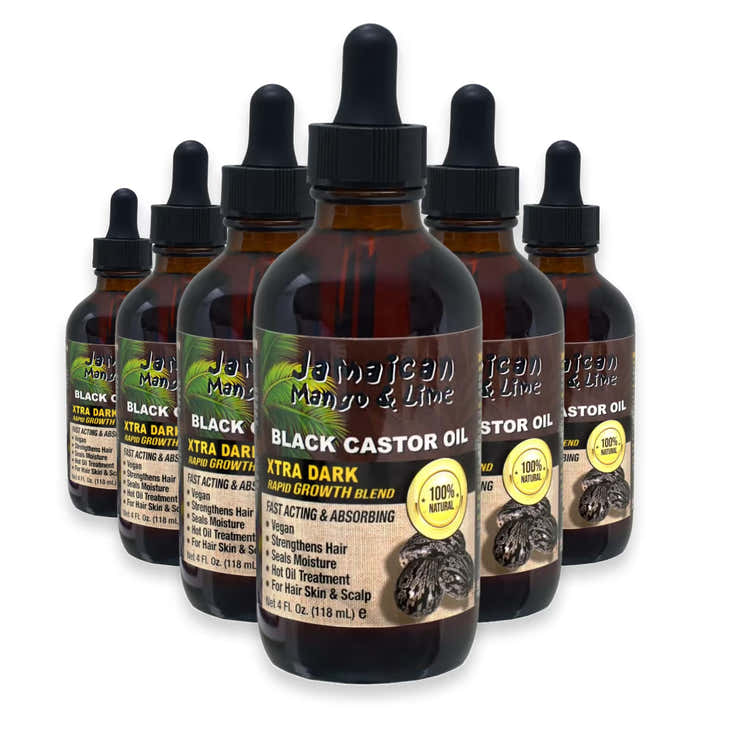 Jamaican Black Castor Oil – Dark – 4 oz – 6 Pack | Jamaican - Pre Order