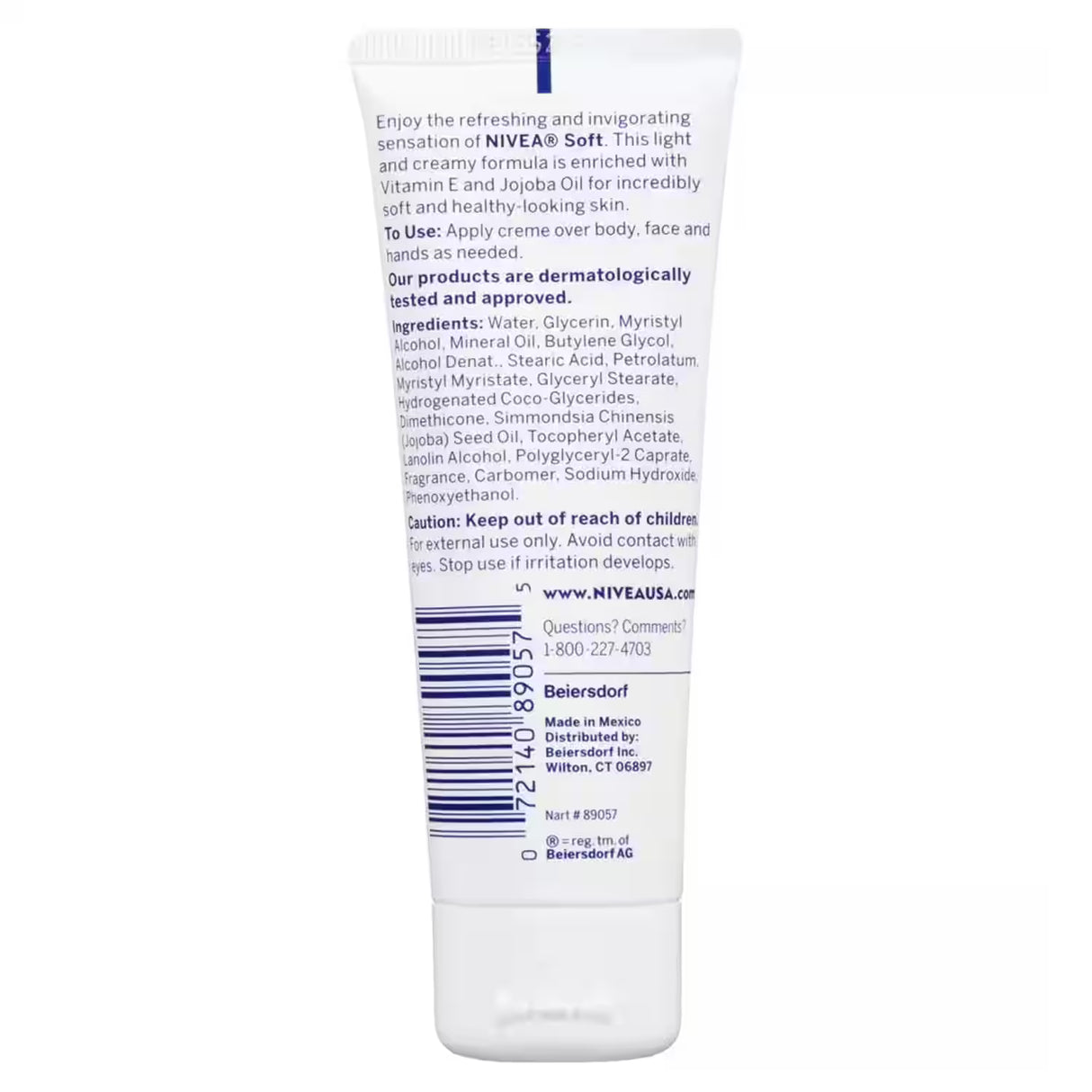 Nivea Soft Moisturizing Cream - 2.6 fl oz - 12 Pack