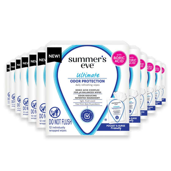 Summer’s Eve Ultimate Odor Protection Cleansing Cloths Odor Block - 12 Ct - 12 Pack | Summers eve - Feminine Care