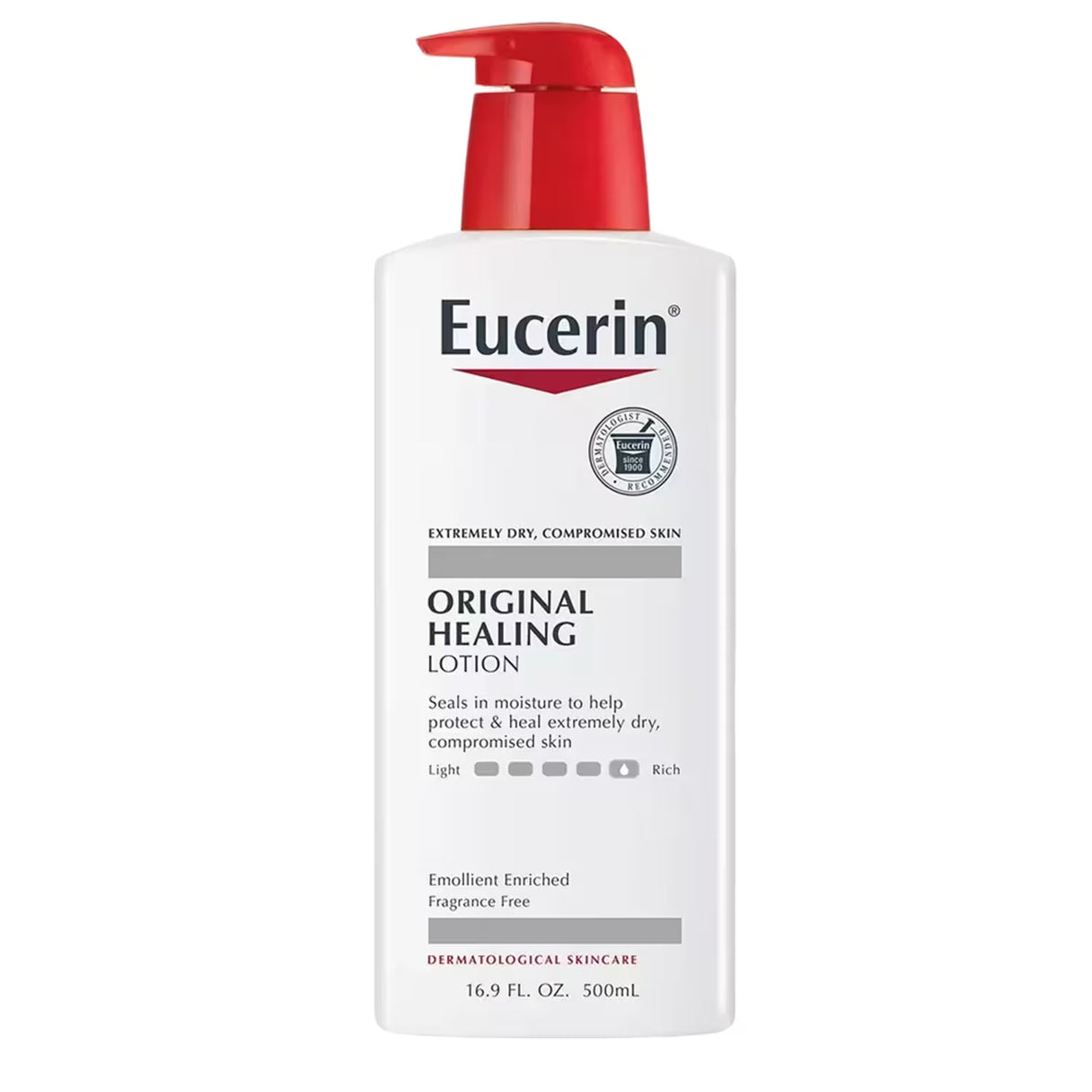 Eucerin Skin Lotion Pump - 16.9 oz - 12 Pack