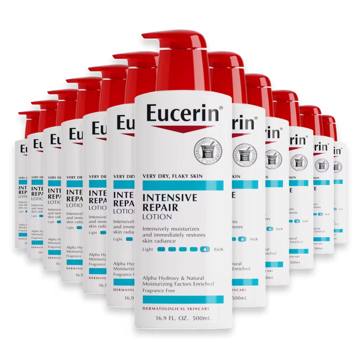Eucerin Intensive Repair Lotion - 16.9 oz - 12 Pack