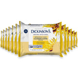 Dickinson's Witch Hazel Refreshingly Clean Cleansing Cloths - 25 Ct - 12 Pack