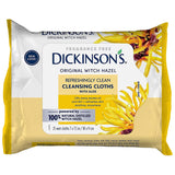 Dickinson's Witch Hazel Refreshingly Clean Cleansing Cloths - 25 Ct - 12 Pack