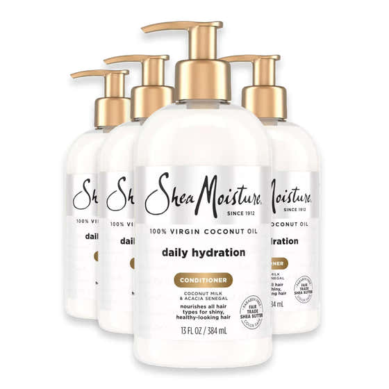 SheaMoisture 100% Virgin Coconut Oil Daily Hydration Conditioner - 13 fl oz - 4 Pack | Shea Moisture - New Arrivals