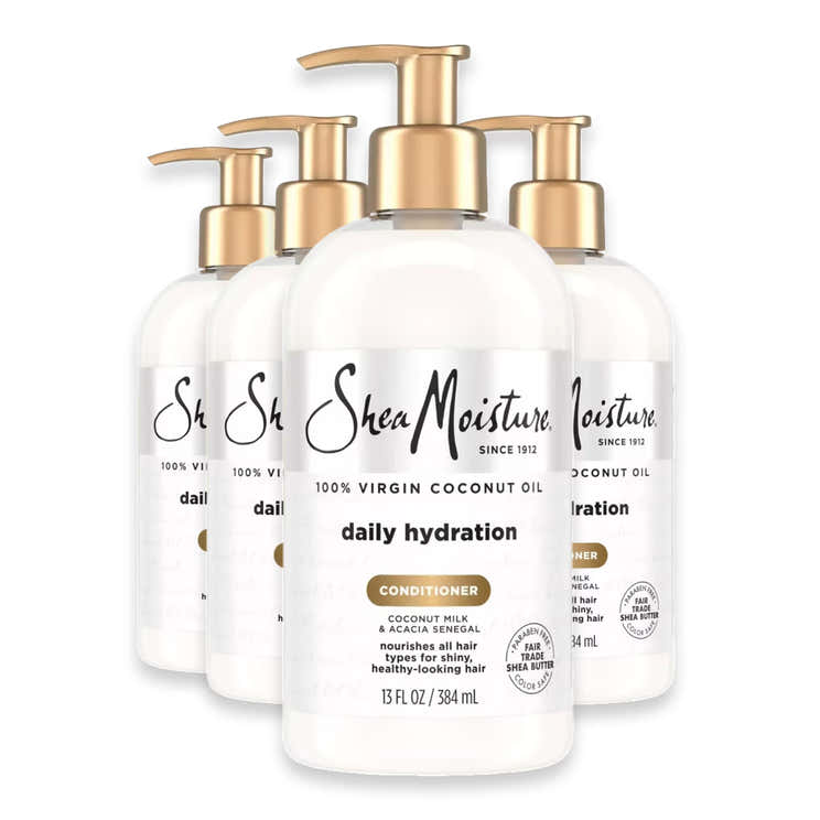 SheaMoisture 100% Virgin Coconut Oil Daily Hydration Conditioner - 13 fl oz - 4 Pack | Shea Moisture - Pre Order