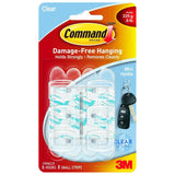 3M Command Mini Clear Hooks - 6ct - 36 Pack