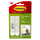 3M Command Picture Hanging Hooks - 4ct - 24 Pack