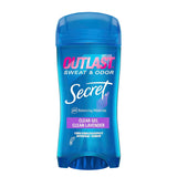 Secret Outlast Lavender Clear Gel Antiperspirant Deodorant - 2.6 oz - 12 Pack