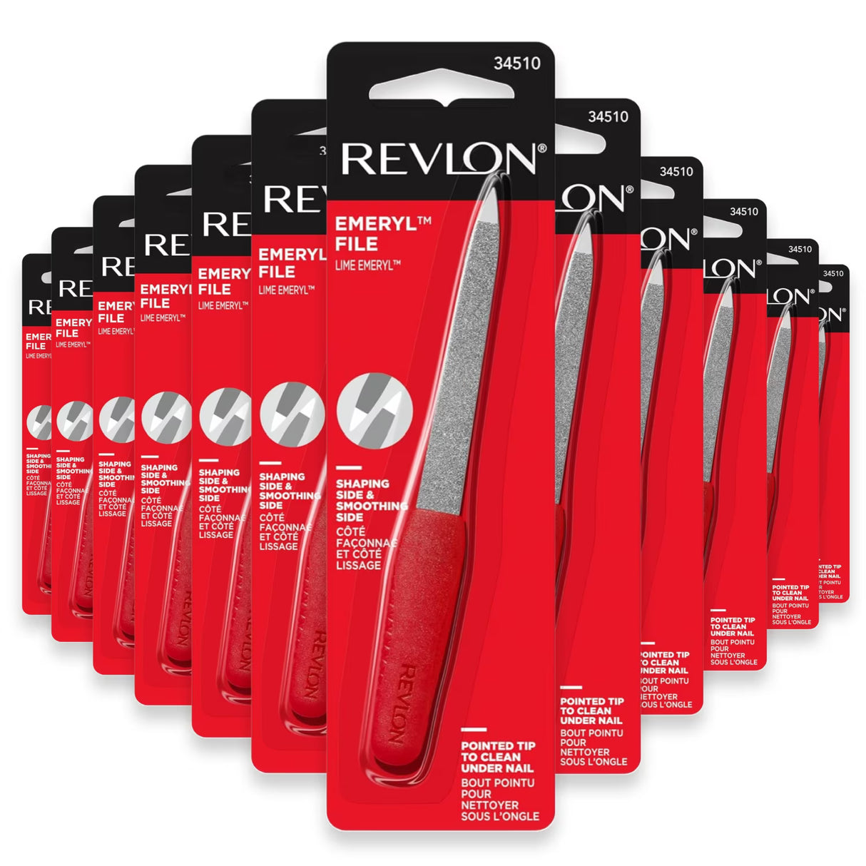 Revlon Pocket Emery File - 72 Pack