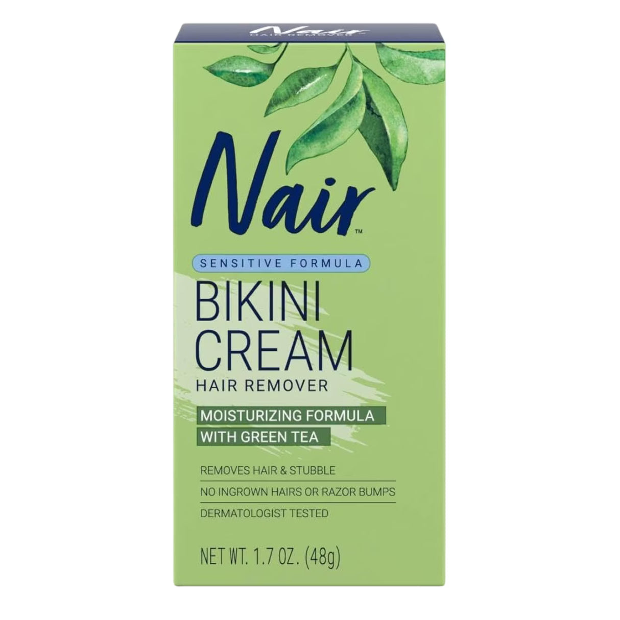 Nair - Hair Remover Sensitive Formula Bikini Cream Hair Removal - 1.7 Oz - 120 Volume Pack