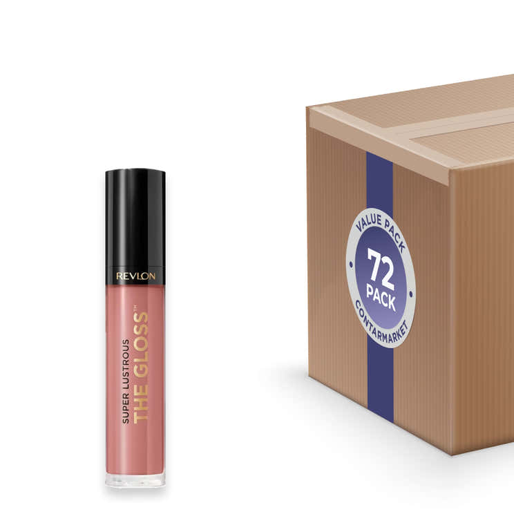 Revlon Super Lustrous The Gloss Lip Gloss, 215 Super Natural, 0.13 fl oz - 72 Pack | Revlon - Pre Order