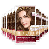 L'Oréal Paris Excellence Crème 5G Medium Golden Brown Permanent Hair Color Kit - 12 Pack