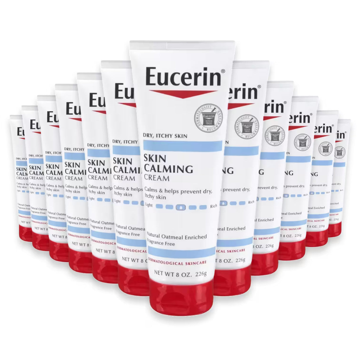 Eucerin Skin Calming Cream – 8 oz – 12 Pack