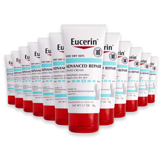 Eucerin Advanced Repair Hand Cream for Dry Hands - 2.7 oz - 12 Pack | Eucerin - New Arrivals