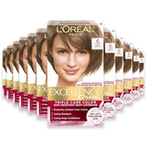 L'Oréal Paris Excellence Crème 6 Light Brown Permanent Hair Color Kit - 12 Pack
