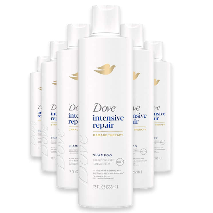 Dove - Shampoo Intensive Repair Damage Therapy - 12 Oz - 6 Pack | Dove - Pre Order