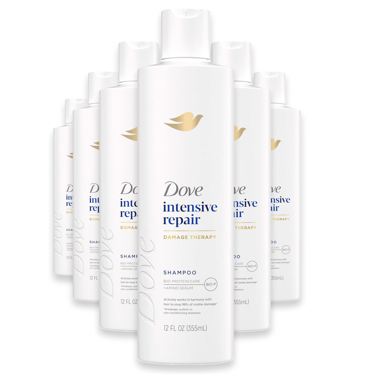 Dove - Shampoo Intensive Repair Damage Therapy - 12 Oz - 6 Pack