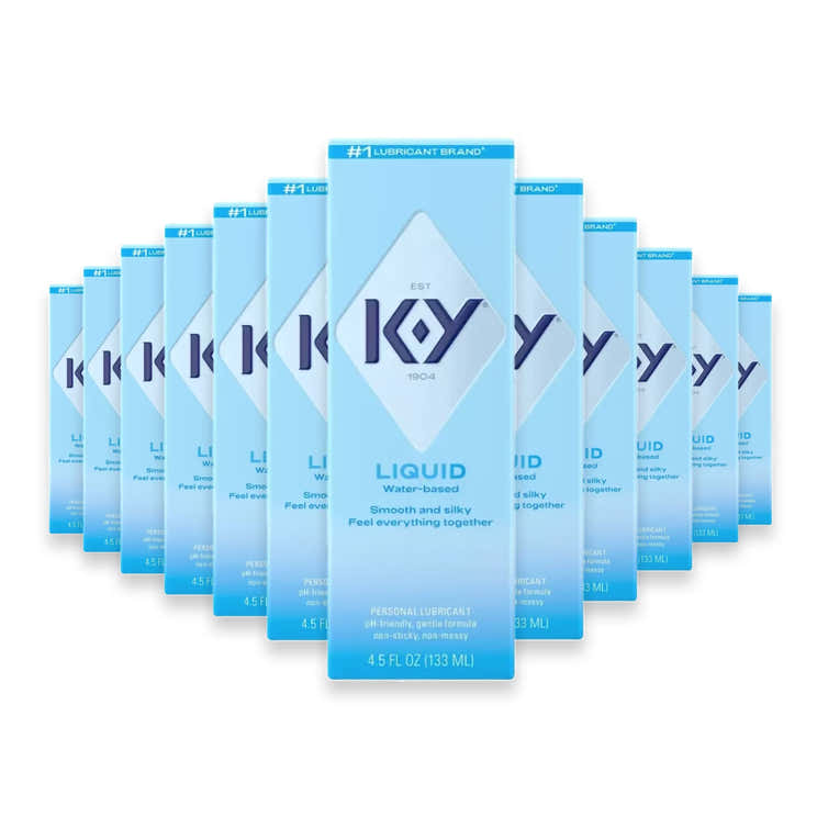 K-Y Liquid Classic Water-Based Personal Lubricant - 4.5 fl oz - 24 Pack | K-Y - Pre Order