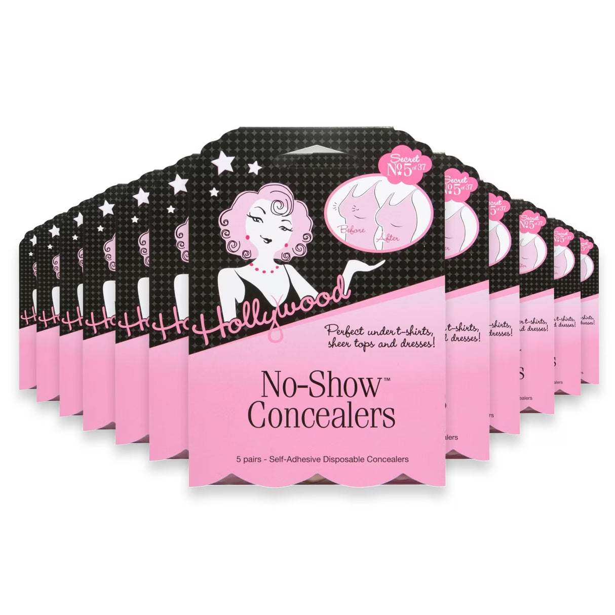 Hollywood No Show Nipple Concealers - 24 Pack