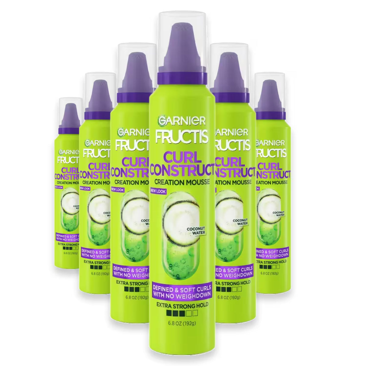 Garnier Fructis Curl Construct Creation Mousse – 6.8 oz - 6 Pack