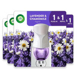 Air Wick Scented Oil Starter Kit Lavender & Chamomile – 0.67 oz – 4 Pack