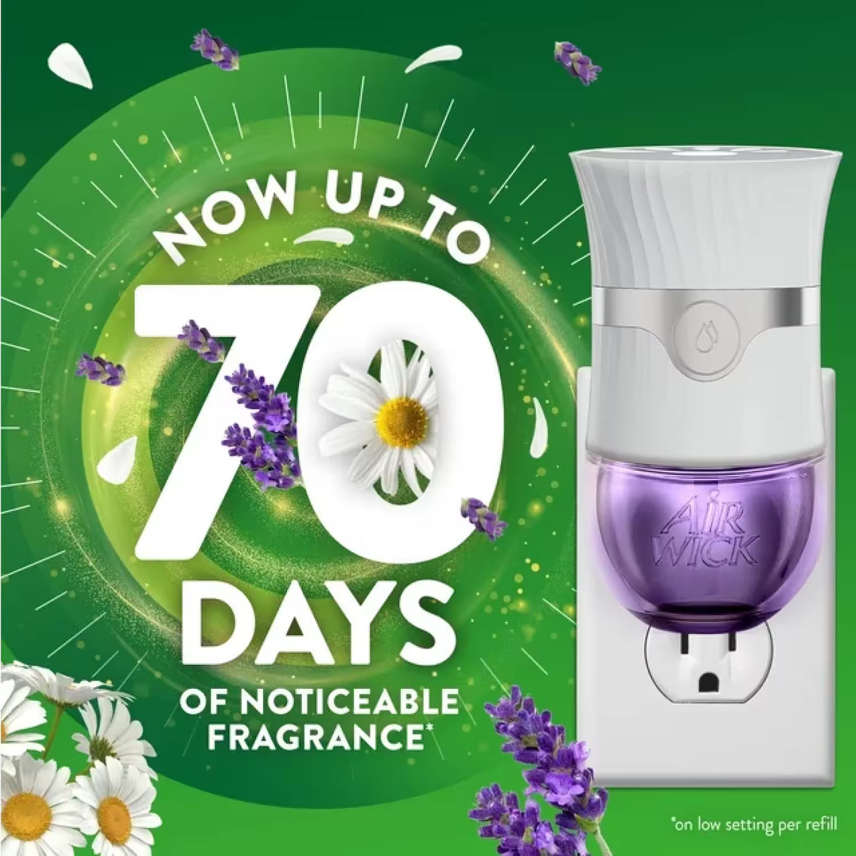 Air Wick Scented Oil Starter Kit Lavender & Chamomile – 0.67 oz – 4 Pack