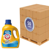 Arm & Hammer Plus OxiClean Stain Fighters Liquid Laundry Detergent – 45.5 fl oz – 8 Pack - 50 cases pallet