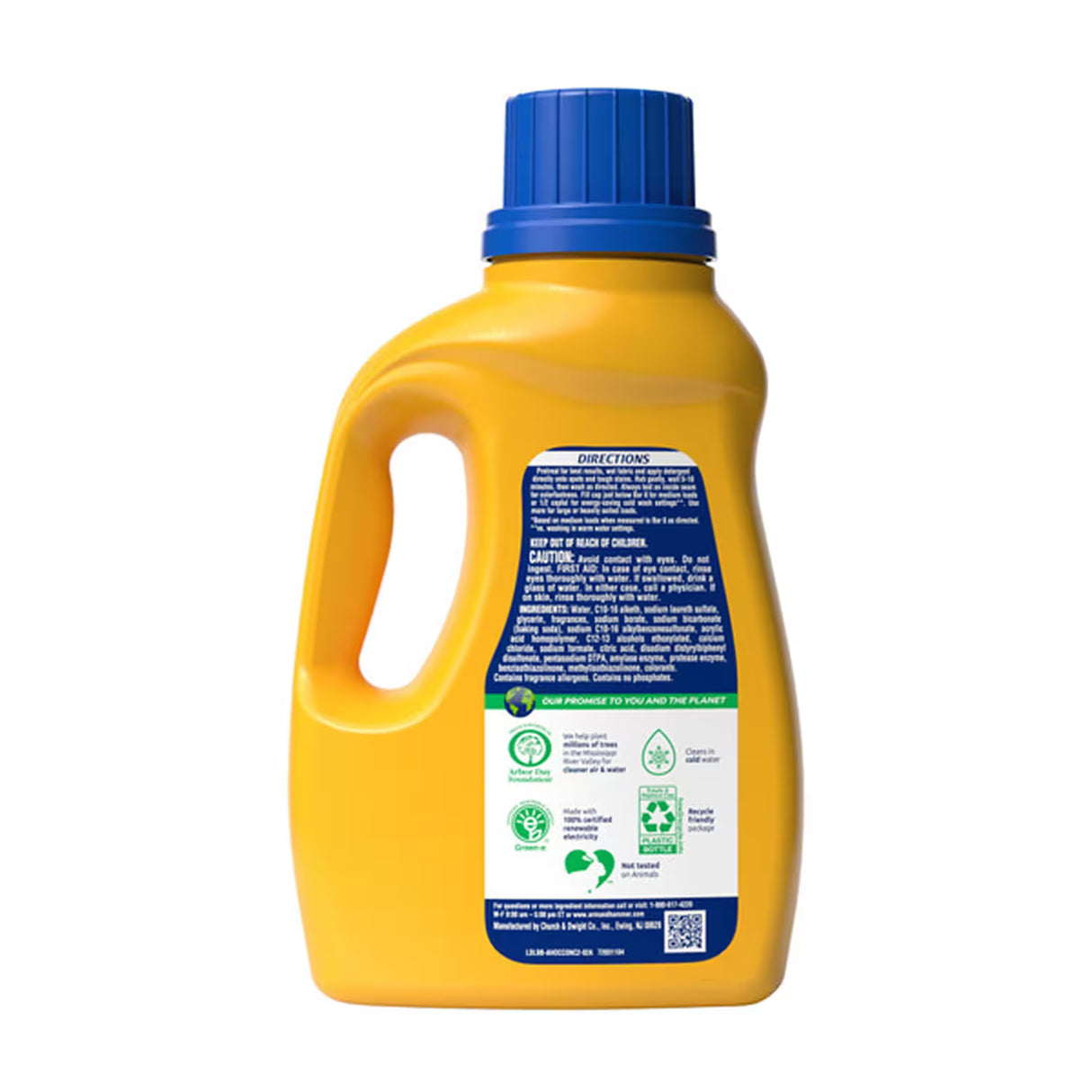 Arm & Hammer Plus OxiClean Stain Fighters Liquid Laundry Detergent – 45.5 fl oz – 8 Pack - 50 cases pallet