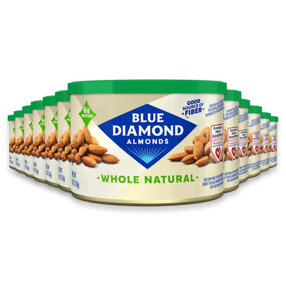 Blue Diamond Whole Natural Almonds 6 oz - 12 Pack | Blue Diamond - New Arrivals