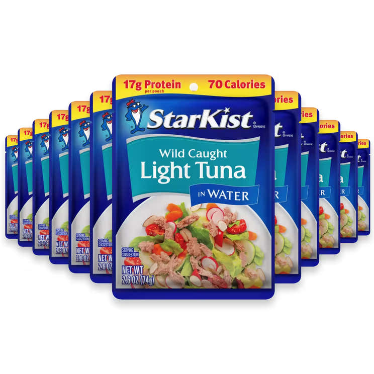 StarKist Chunk Light Tuna in Water Pouch – 2.6 oz – 24 Pack | StarKist - Pre Order